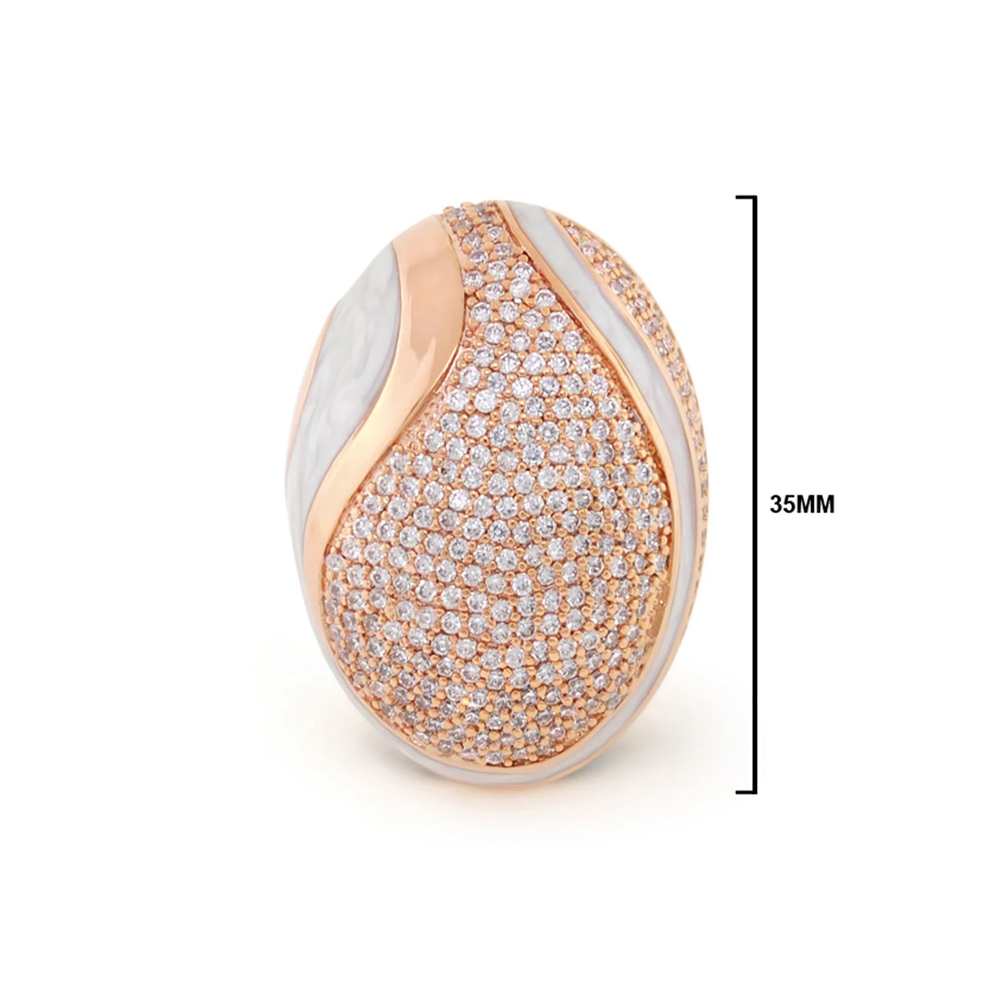 Angel Wings Cocktail Ring