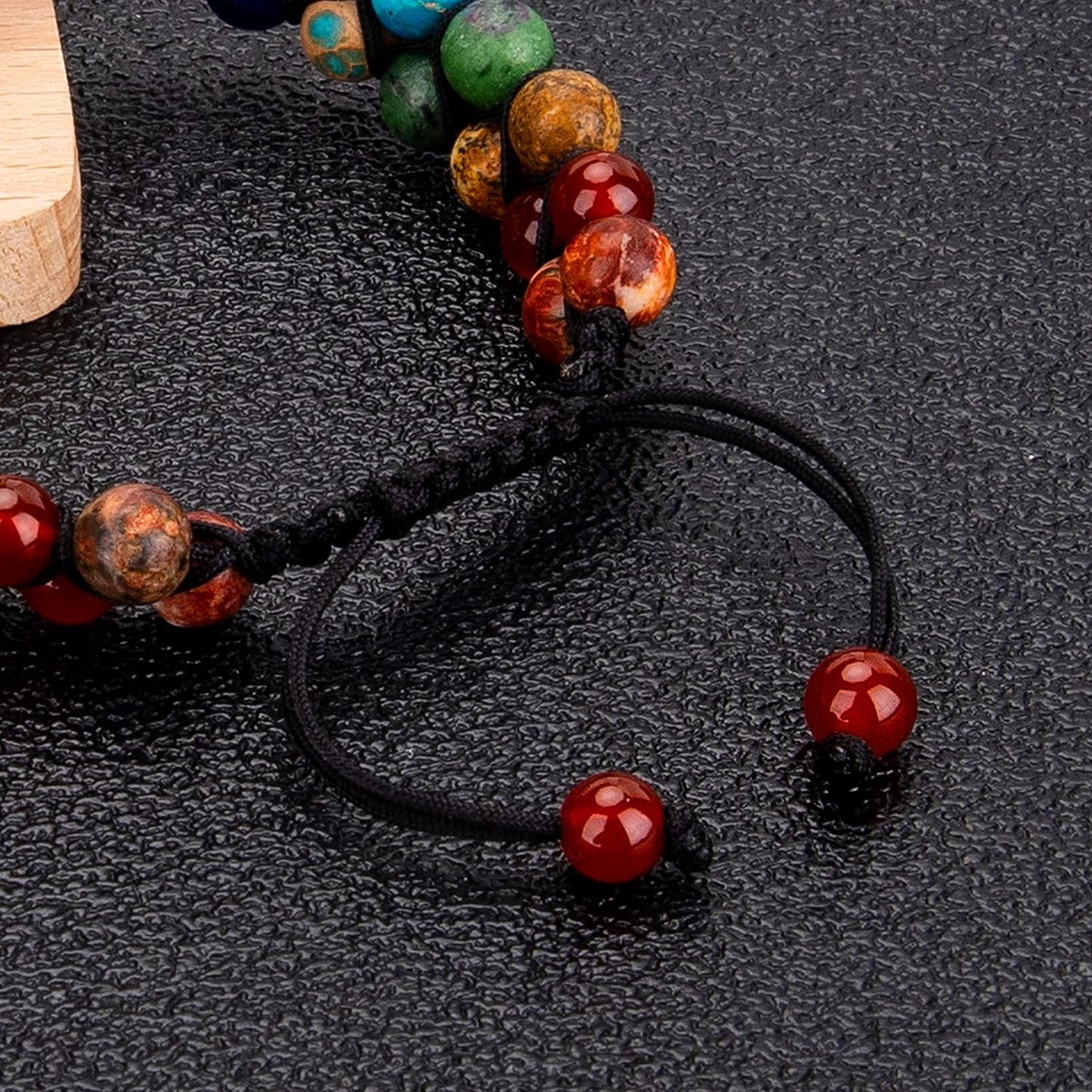 Chakra Bead Bracelets for Women - 8Mm 7 Chakra Bracelet with Real Stones Meditation Yoga Gemstone Jewelry